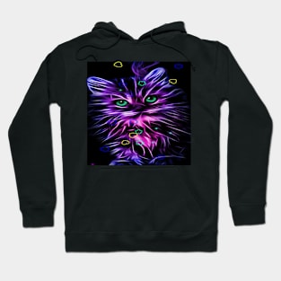 Neon Kitten Hoodie